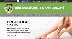 Desktop Screenshot of beebrazilian.com.au