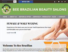 Tablet Screenshot of beebrazilian.com.au